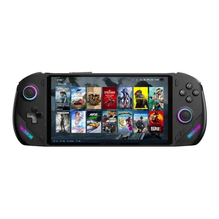 Nový príchod One-NetBook One XFLY 7-palcová obrazovka IPS 120 Hz vrecká Mini PC Game Console 64 GB+4TB pre Windows 11 Wireless Player