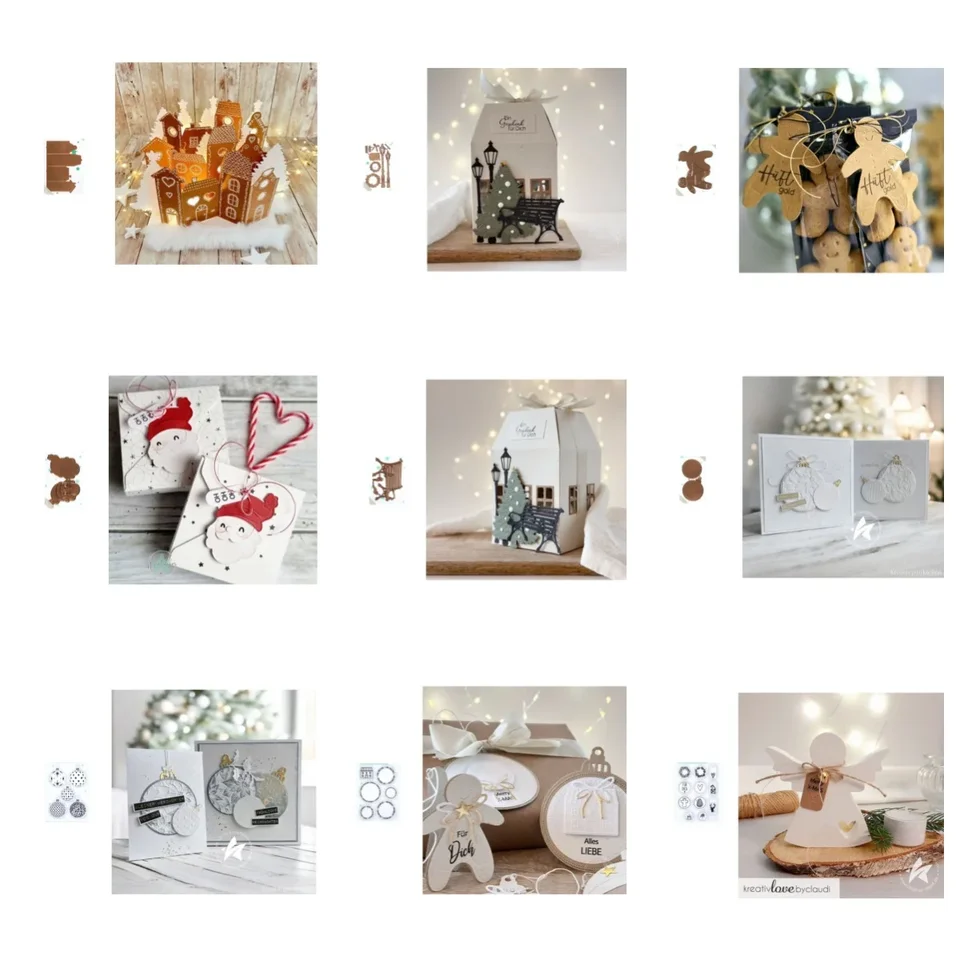 Nový príchod Presell vianočné rezanie matrice a pečiatok pre DIY Scrapbooking/Photo album Dekoratívne reliéfové reliéfne papierové karty