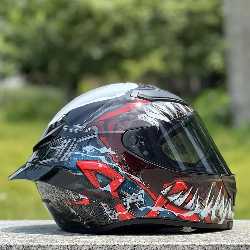 Nový príchod Venom Veľký spojler motocyklová prilba ECE schválená prilba na zimnú sezónu z zimnej sezóny pri prilbe z zimnej sezóny