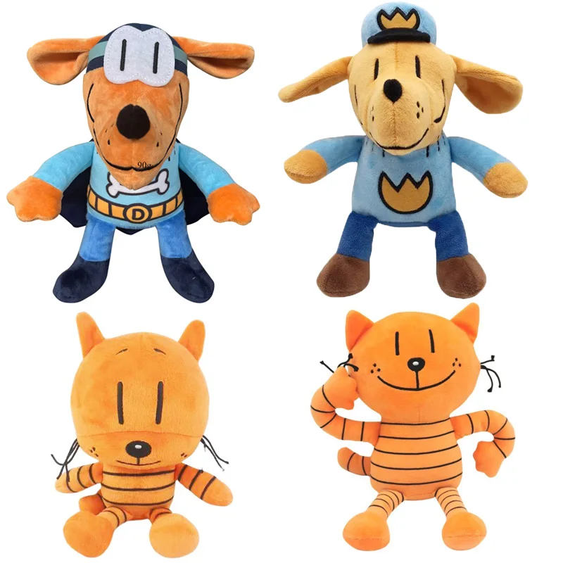 Nový príchodový psí pies Plush Toy Petey Cat Fecked Animal Animal Soft Doll Karika