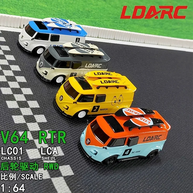 Nový RTR diaľkový ovládací automobil LDARC Radian V64 1:64 Mini Micro Simulation RC Model Model chleba Racing Car Hray 4 Colors Dostupný darček