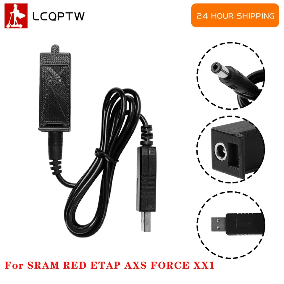 Nový ručne vyrábaný kábel nabíjačky SRAM AXS a Dock Universal pre Red ETAP XX1/X01/GX AXS nabíjačka