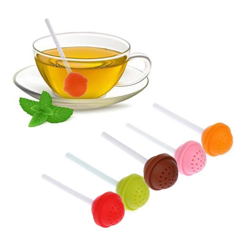 Nový silikónový čaj Infuser čajový kabelka čajová kanvica voľný čajový list loptičku držiak bylinné korenie filtrovať čajové kanáliky čajové pivovarníctvo