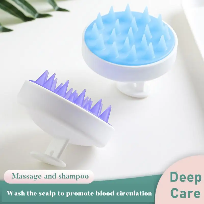 Nový silikónový šampón na pokožku hlavy Hair Massager Comb Orese Masáž kefy šampón Massager pokožka hlavy akupunktúra Masáž