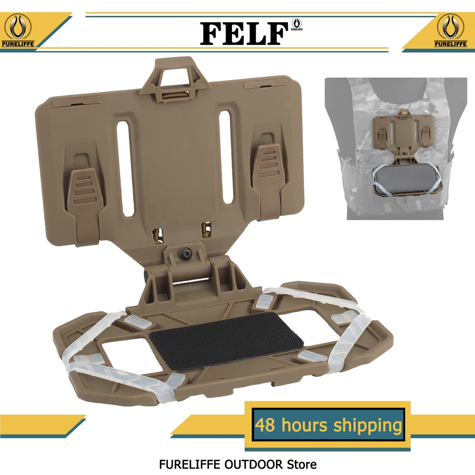Nový skladací navigácia na navigáciu mobilných telefónov Mount Tactical vesta hrudný panel sa hodí