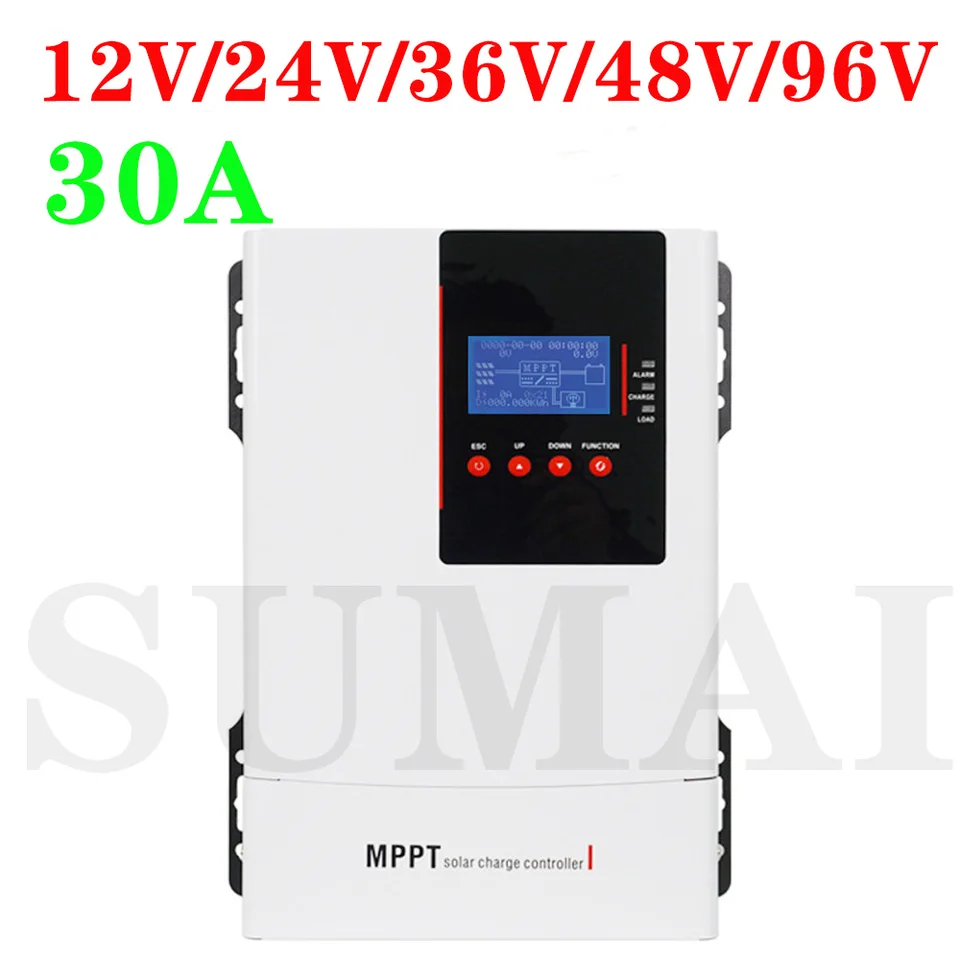 Nový Smart 30A MPPT Solar Carge Controller 12V-48V