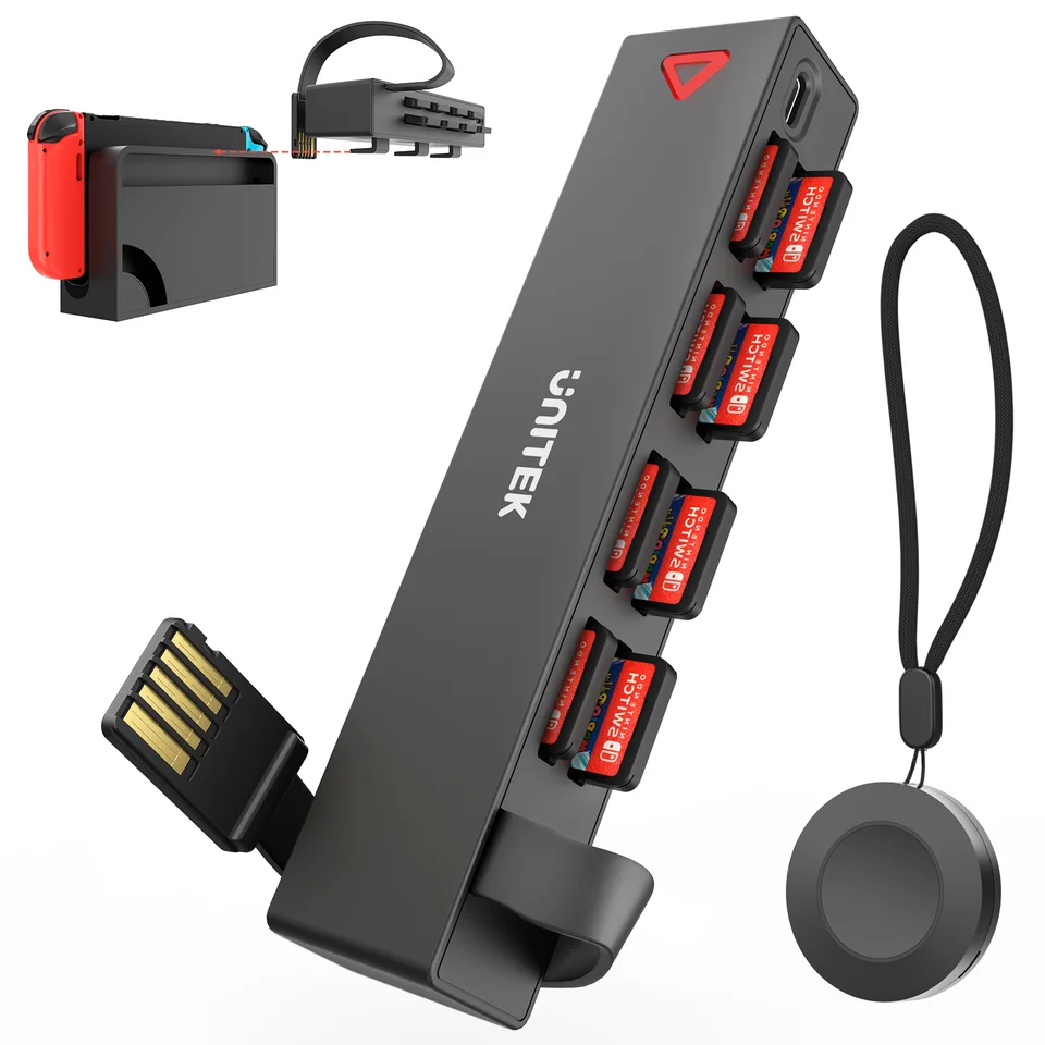 Nový spínač hernej karty pre Nintendo Switch OLED Multi Gaming Card Reader s bezdrôtovým prepínaním ovládacích prvkov NS