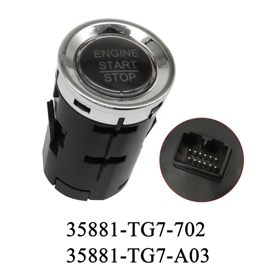Nový spínač zapaľovača zapaľovača na spustenie motora pre Honda Pilot 2016-2019 35881-TG7-702 35881-TG7-A03 35881TG7A03