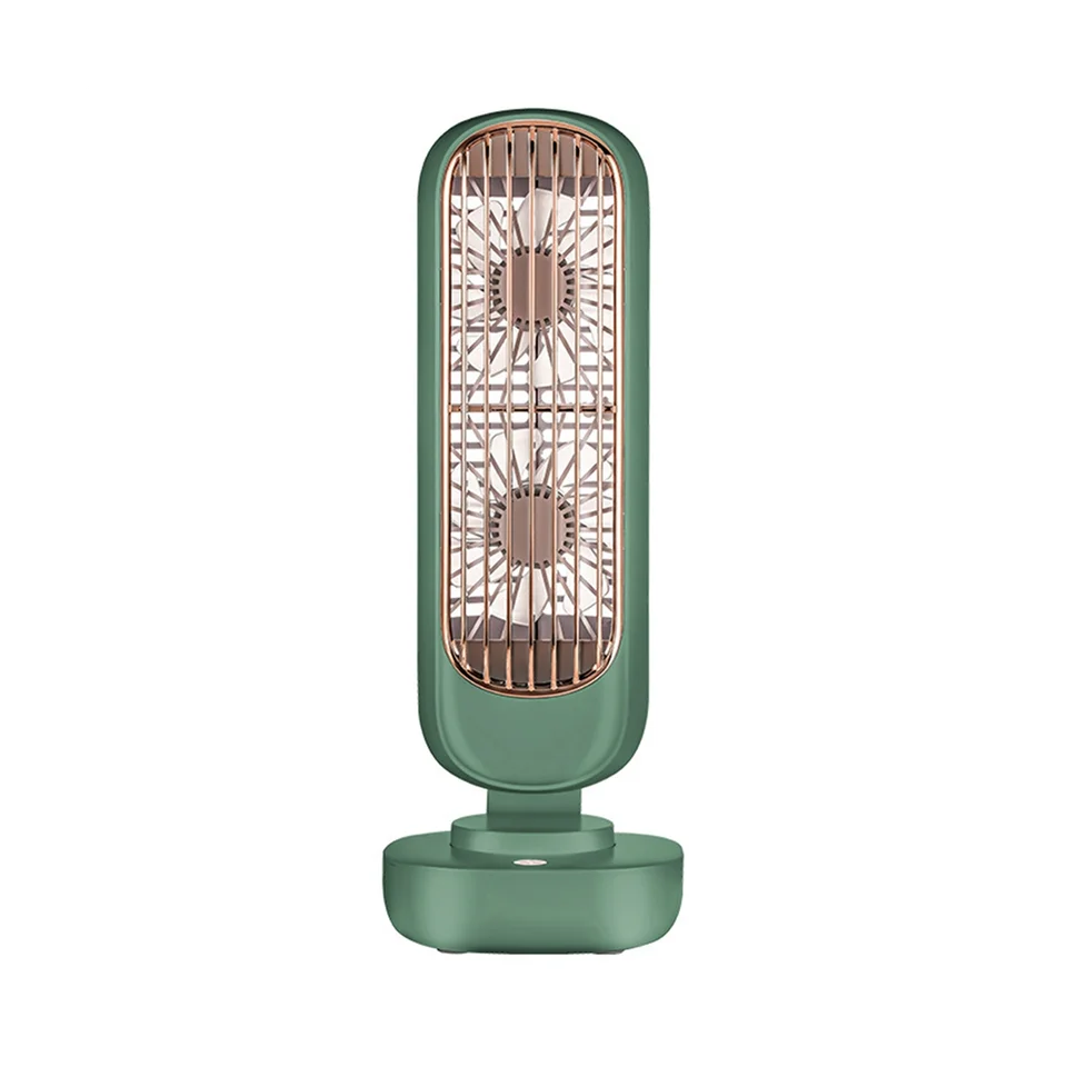 Nový stánok Mini USB ventilátor batérie Nabíjateľná vežová stolo typu C Type-C Prenosná pracovná plocha Cool Cooler Study Camping 2