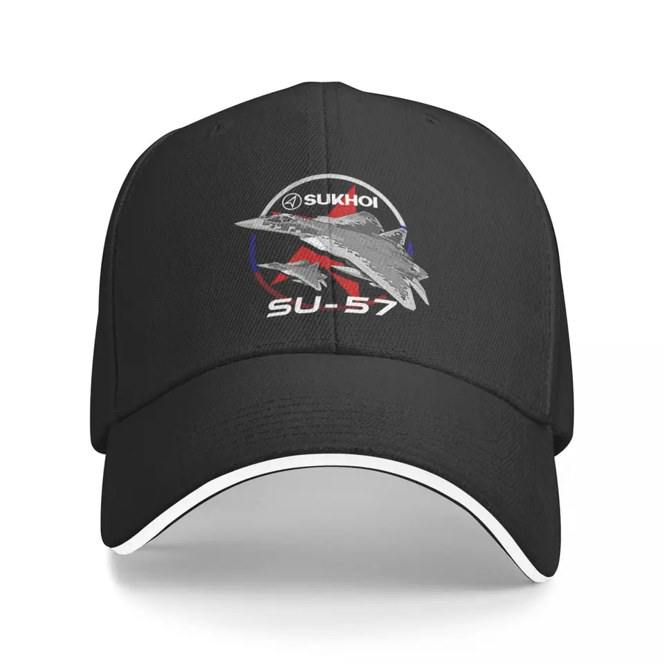 Nový Sukhoi SU-57 Ruský bojovník baseball Cap Cute Cover Sun Hats for Women Men's