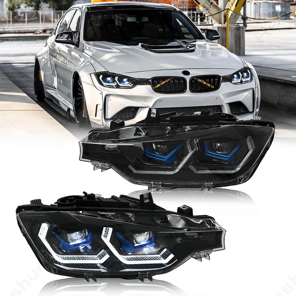 Nový svetlomet LED v štýle M4 pre 2013-2018 BMW F30 F31 M3 HLAVICA 320I 330I 335I 330E 340I 328D 328I 328I 328