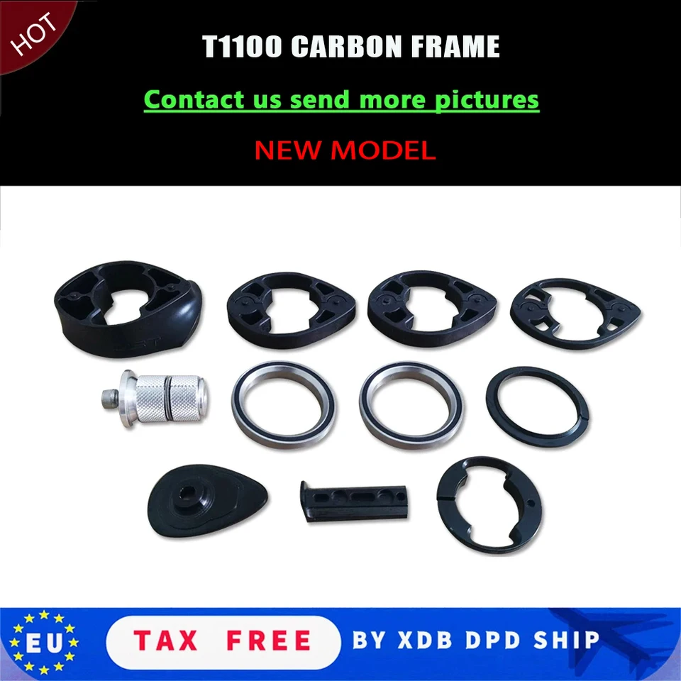 Nový T1100 Carbon Road Bike Frame Racing Bicycle FrameSet Disc Disc Disc Disk Brzdenie s riadidlami XDB Doprava k dispozícii