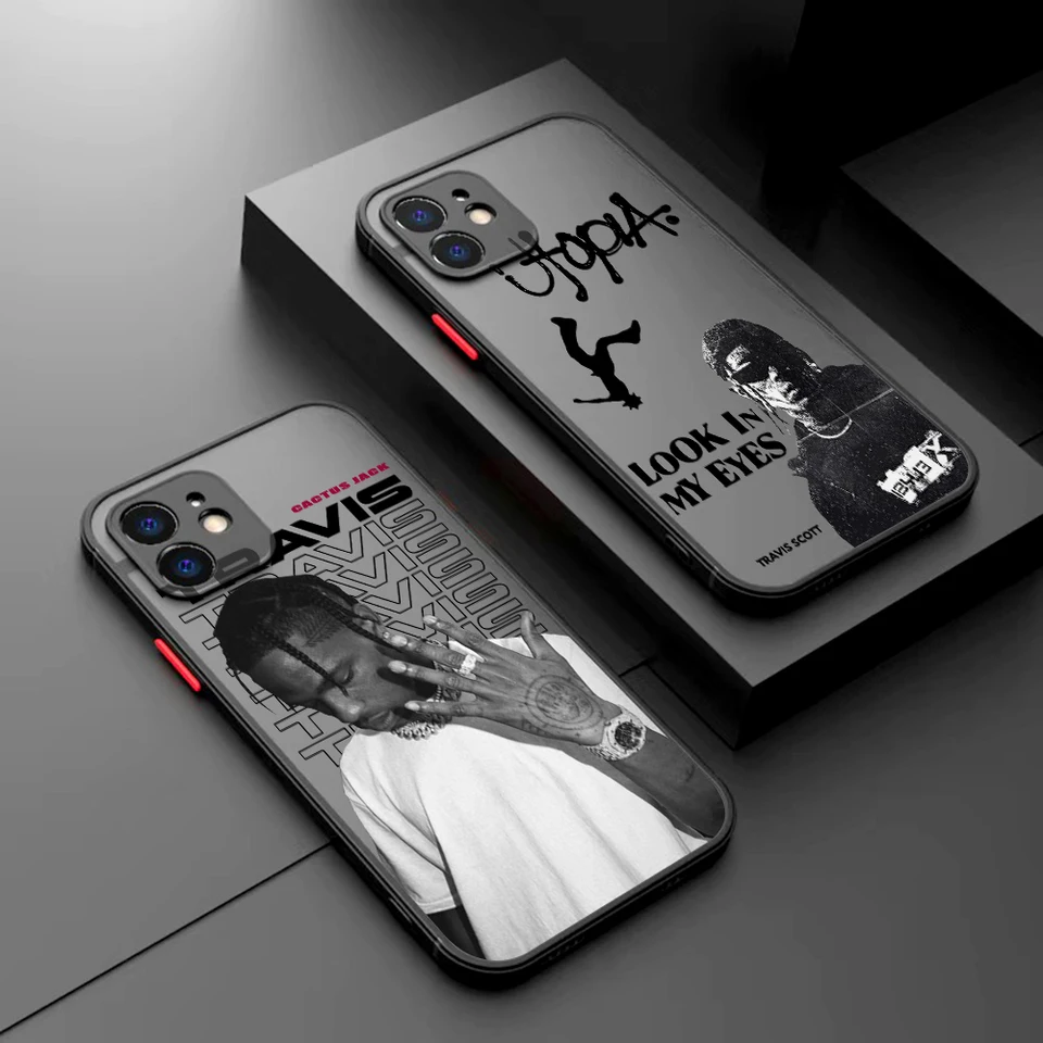 Nový Travis Scott Cactus Jack Pase pre iPhone 16 15 14 plus 13 12 Mini 11 Pro Max X XS XR 7 8 MATTE TRANSPArent Hard Cover