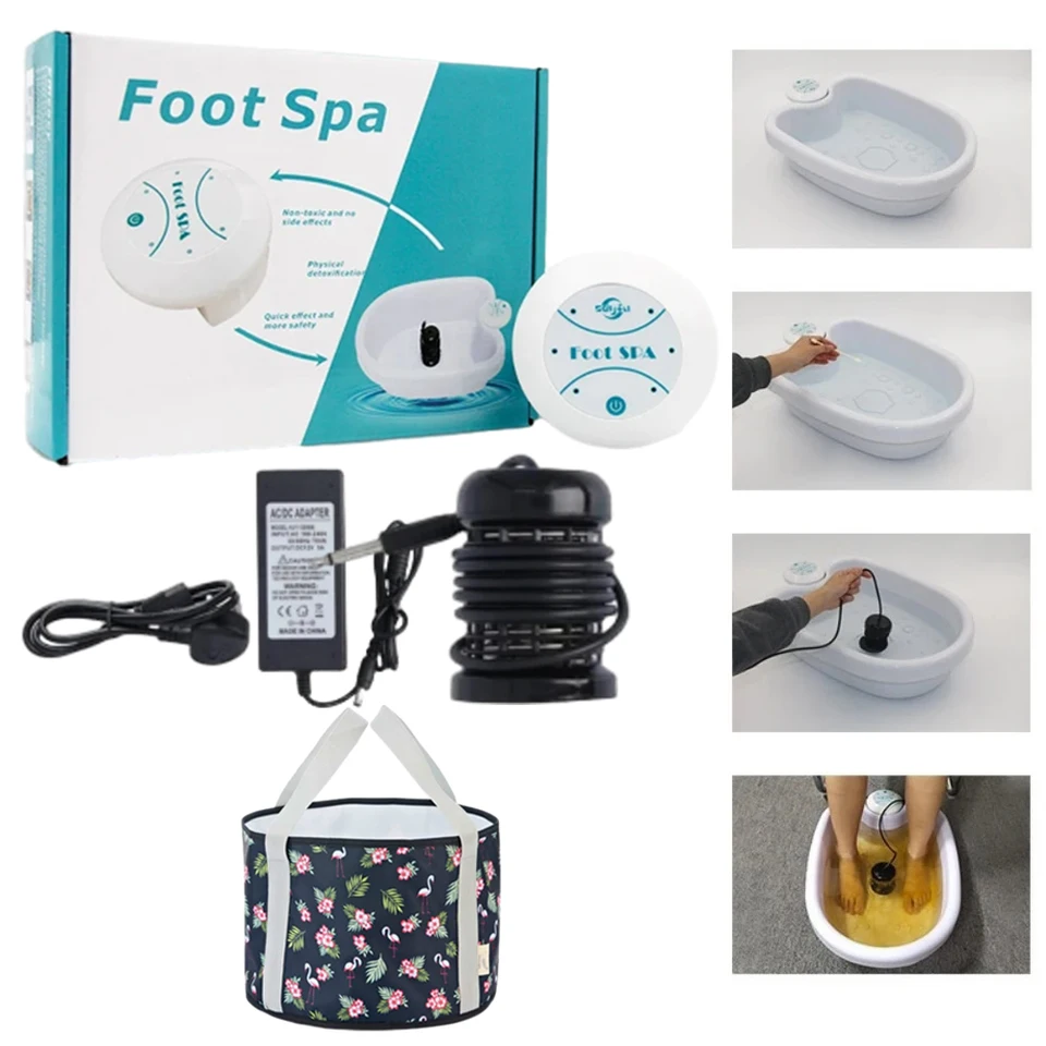 Nový typ detoxikačiek Foot Ion Hydroterapia strojové nohy Massager Elektrický vír starostlivosť relax svaly Zbavte únavového návrhu napätia