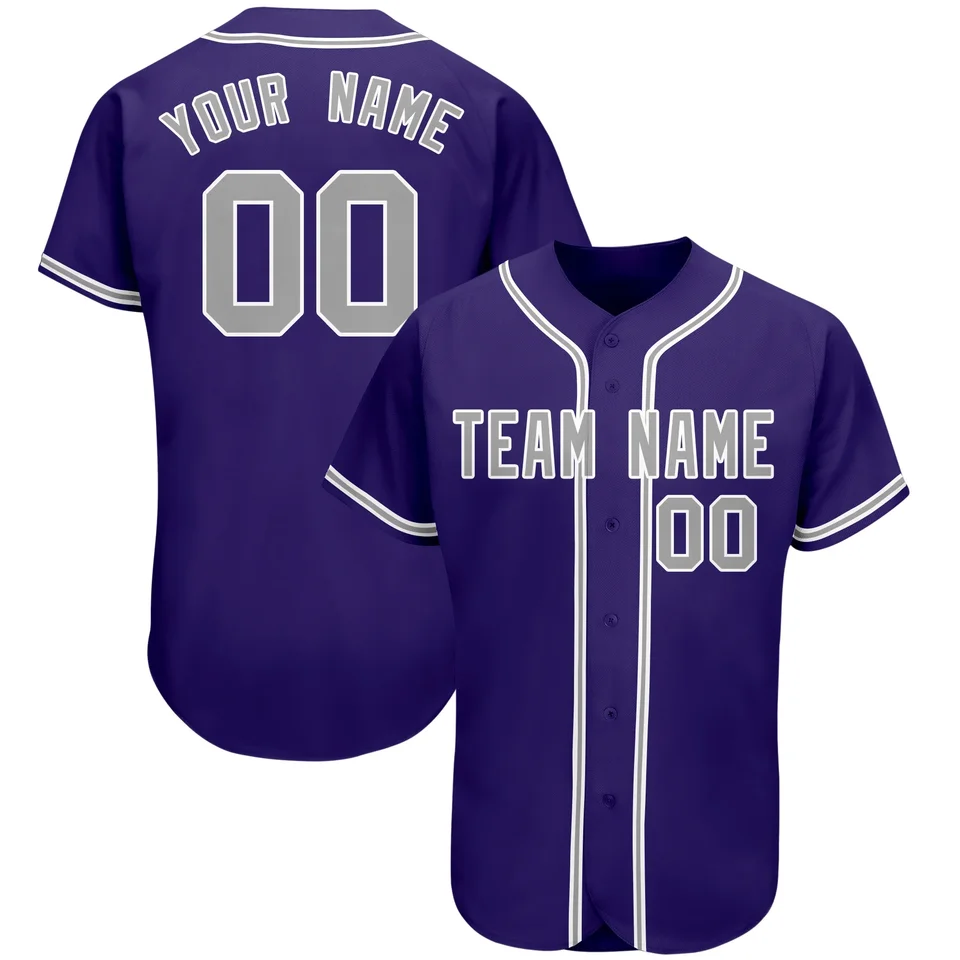 Nový tím s krátkym rukávom Baseball Jersey Uniforma Pánske letné rýchle vyschnutie výcvik košele