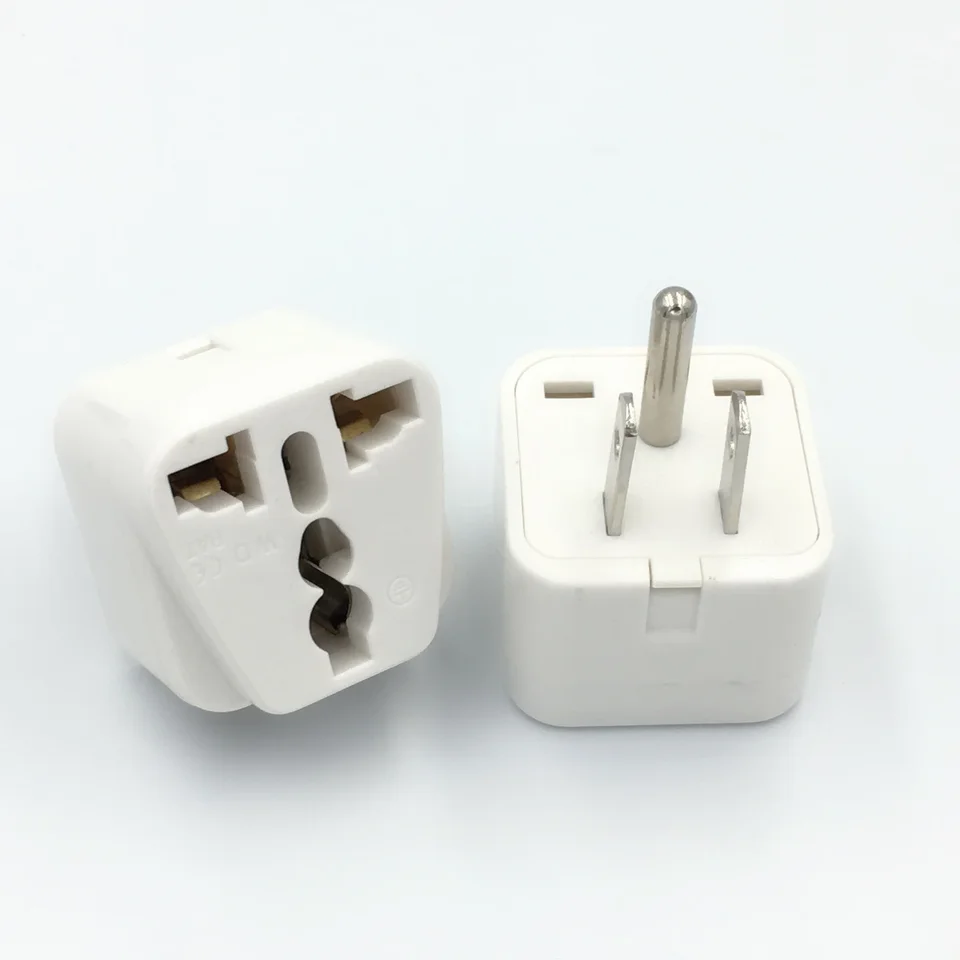 Nový Universal UK/USA/EÚ/AU na US JP CA USA USA America Japonsko Kanada CA USA 3 PIN Travel Power Adapter Plug Converter