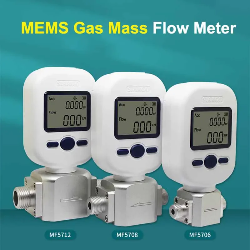 Nový upgrade RS485 vzduchový dusík kyslík argón oxid uhličitý MF5706 /MF5708 /MF5712GAS MASM MEME Prietok merač