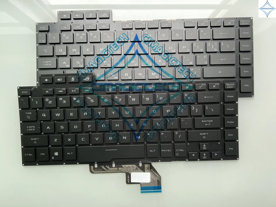 NOVÝ US UA UA UKrajinský ruský podsudok pre ASUS ROG ZEPHYRUS GU502 GU502G GU502GU GU502GV GA502 GX502 GM502 Klávesnica