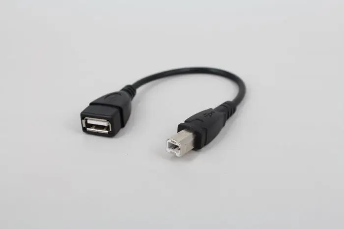 NOVÝ USB 2.0 TYP A PABLER Káblové káblové káblové kábel Adaptér tlačiarne USB TLAČKA PRESKANIE KABELOVEJ KABELOVE