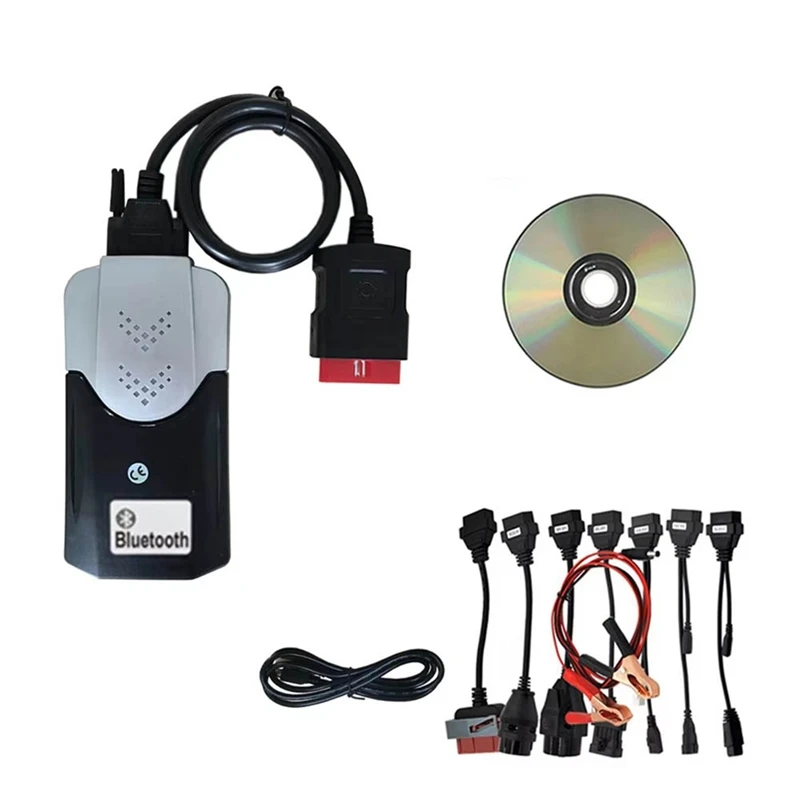 Nový VCI 2021.11 Keygen na CD VD CDP s Bluetooth Tnesf Delphis ORPDC OBD SCANNER CARS TRUCKS Diagnostické nástroje