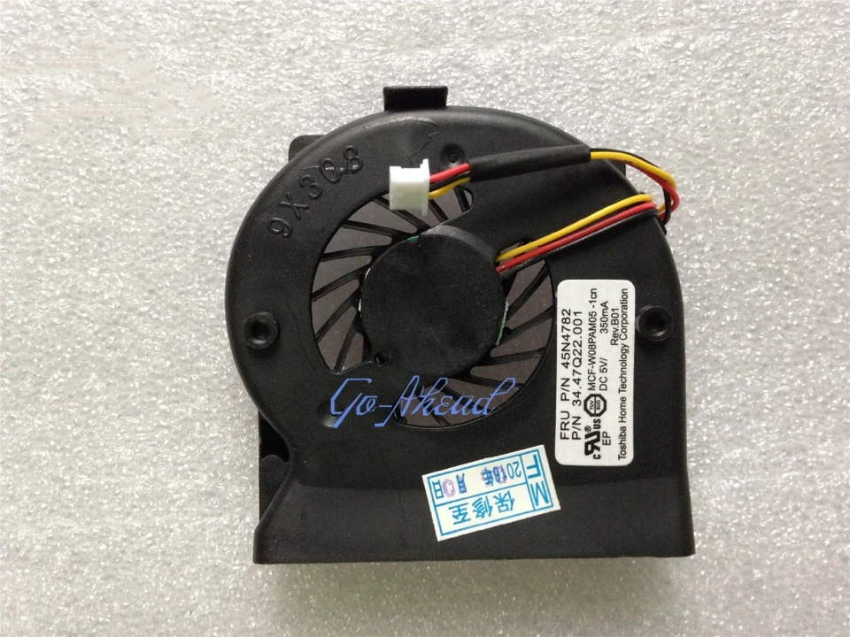 Nový ventilátor CPU Cooler pre IBM Lenovo ThinkPad X200 X201 X201I MCF-W08PAM05 DC 5V 350MA RADIATOR