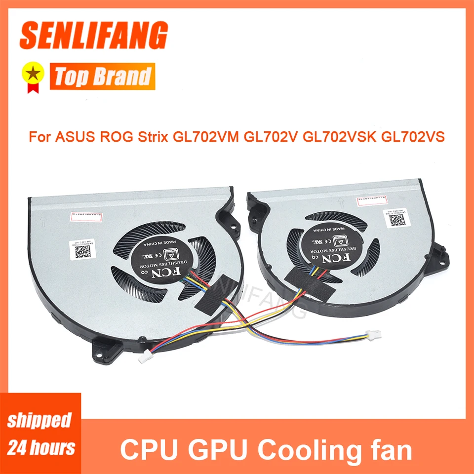 Nový ventilátor notebooku 5V pre ASUS ROG STRIX GL702VM GL702V GL702VSK GL702VS FCN FJ9U FJ9T Cool Cooler Cooler Cooler