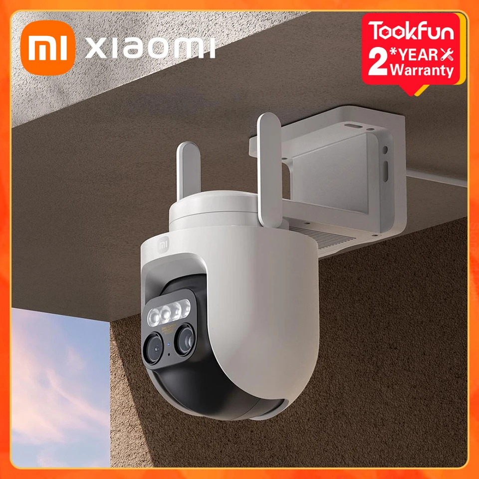 Nový Xiaomi Outdoor Camera CW700S 2,5K CCTV Fulor Night Vision WiFi 4 milióny pixelov IP66 Smart Home Sound and Light Warning