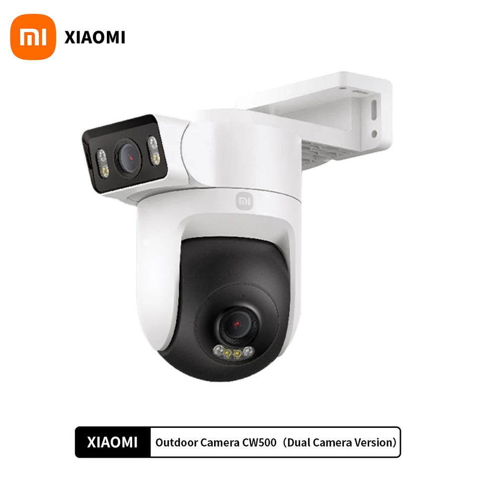 Nový Xiaomi Outdoor CW500 Dual Camera Version verzia IP66 Zabezpečená ochrana CCTV AI Detekcia Fulr-Color Night Vision Smart Home