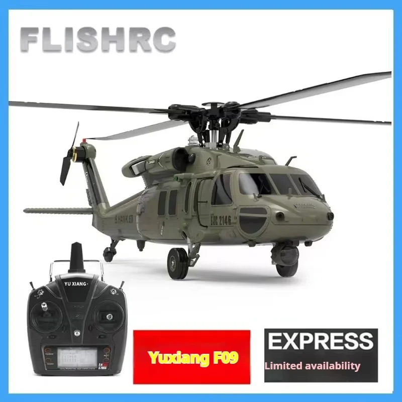 Nový Yuxiang F09 Simulation Mini diaľkovo ovládaný vrtuľník UH60 Black Hawk 6-Way 3D Stunt Model Aircraft Non M1M2