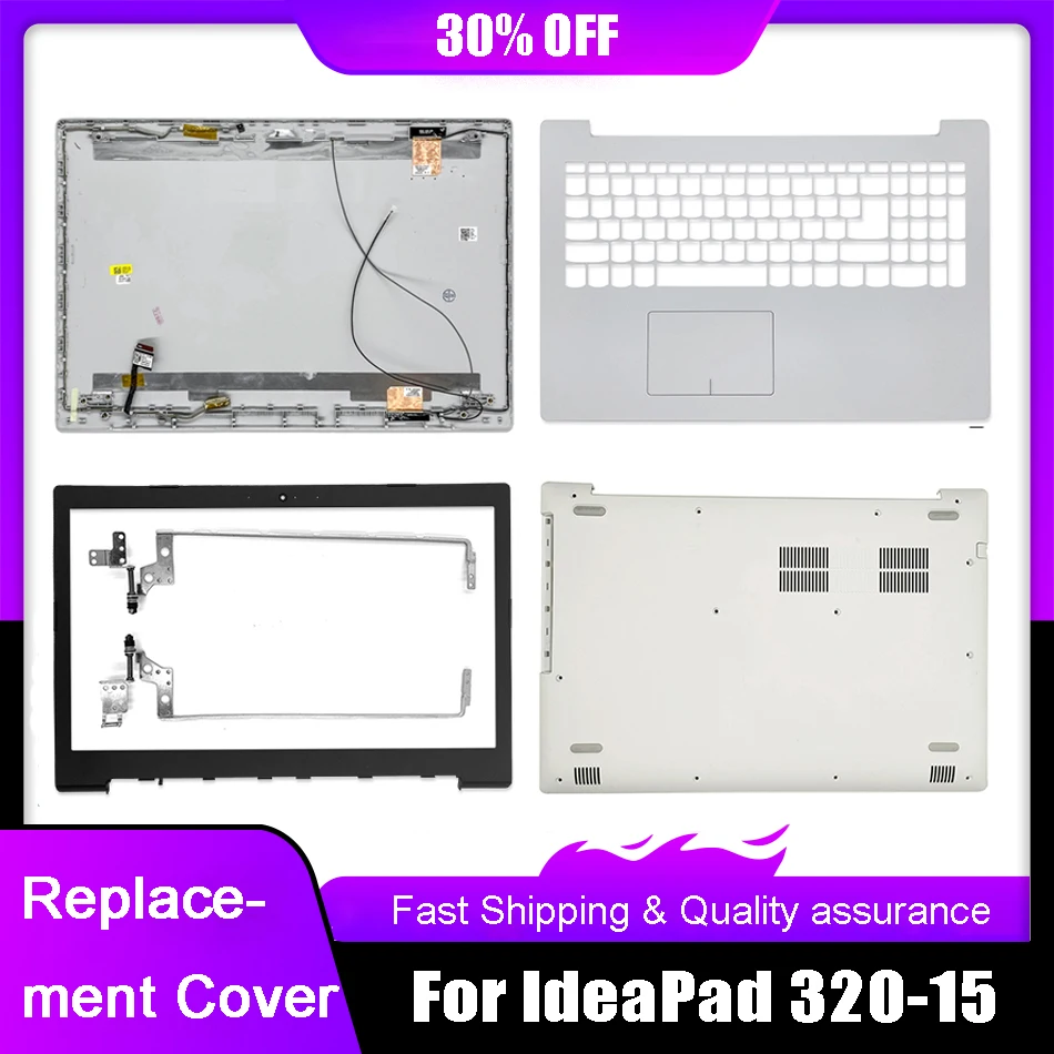 Nový zadný kryt LCD pre laptop pre Lenovo IdeaPad 320-15 320-15ikb 320-15ABR 320-15ISK predný ráme
