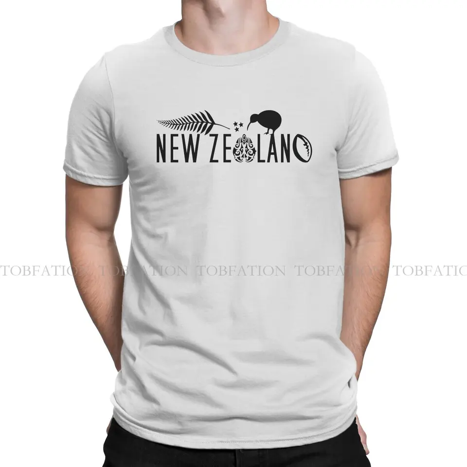 Nový Zéland všetkých čiernych 100% bavlnené tričká Kiwi Rugby Fern Ikony tlač homme T košeľa bedrové size s-6xl