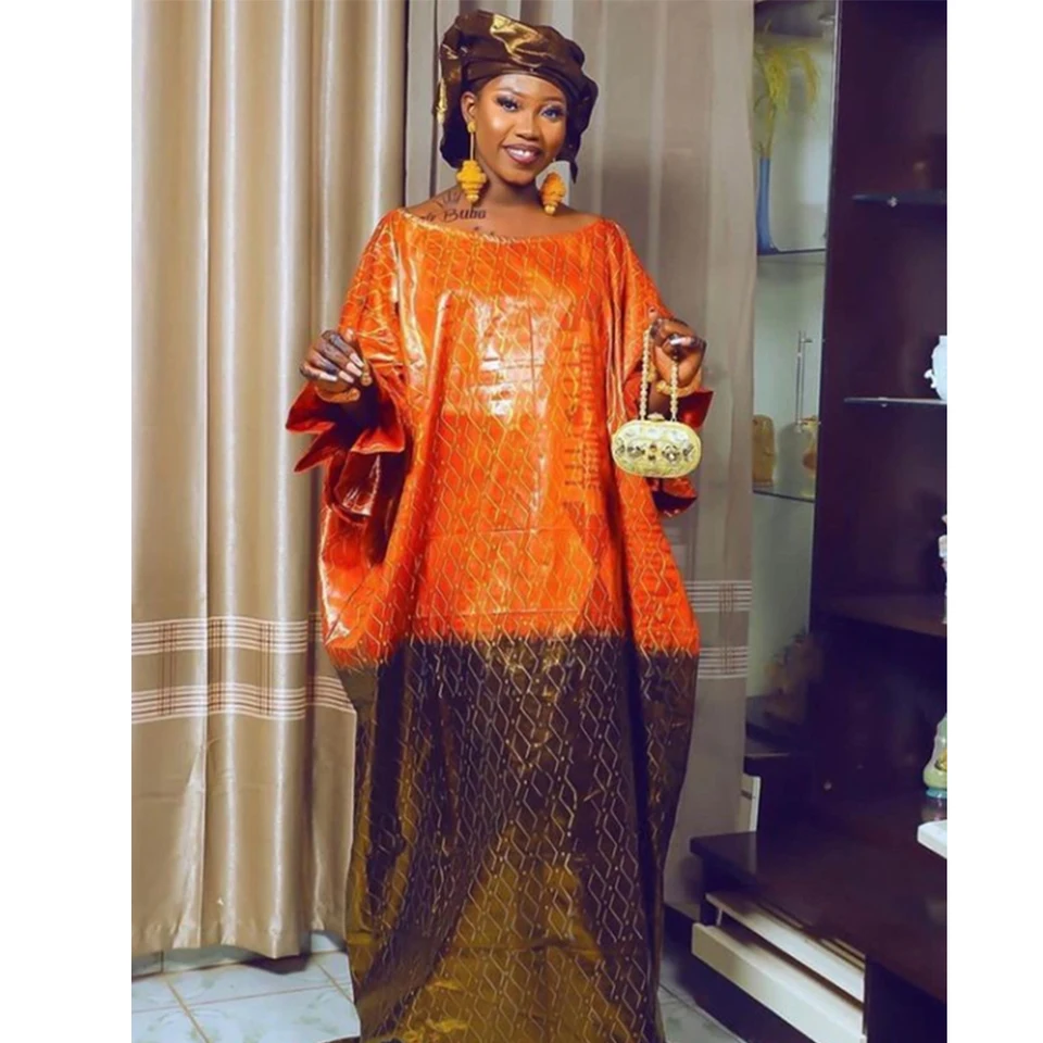 Nový štýl africké šaty pre ženy Tradičné oblečenie Originálne Riche Dashiki Rúto Vytlačené večerné oblečenie Rúcho Boubou