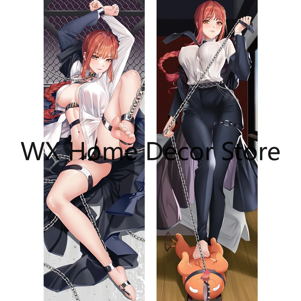 Nový štýl Chainsaw Man Machima Dakimakura Objíma vankúšový kryt Anime Game Gilrs postava Makima 2way vankúš
