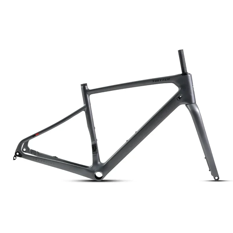 Nový štýl Twitter V1 T900 Rám na bicykli uhlíka 700*40C Disk Brzdenie 12*142 mm 45 cm/48 cm/51 cm/54 cm Gravel Bike Frameset Bicycle