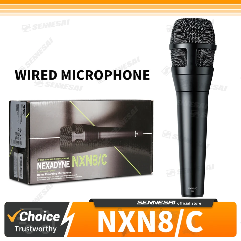 Nový！ NXN8/C Mikrofón Profesionálny káblový káblový dynamický vreckový mikrofón