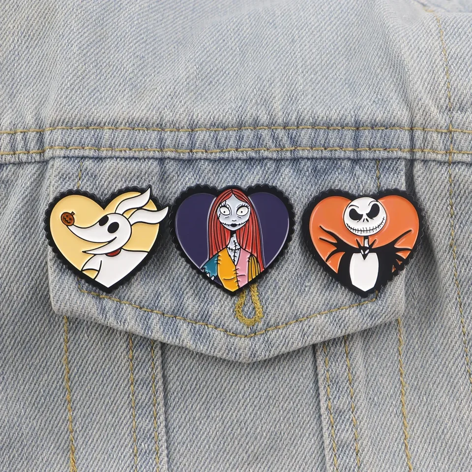 Nočná mora pred vianočnými odznakmi PIN SACK SACK SALLY ZERO BROOCH PINA Darče