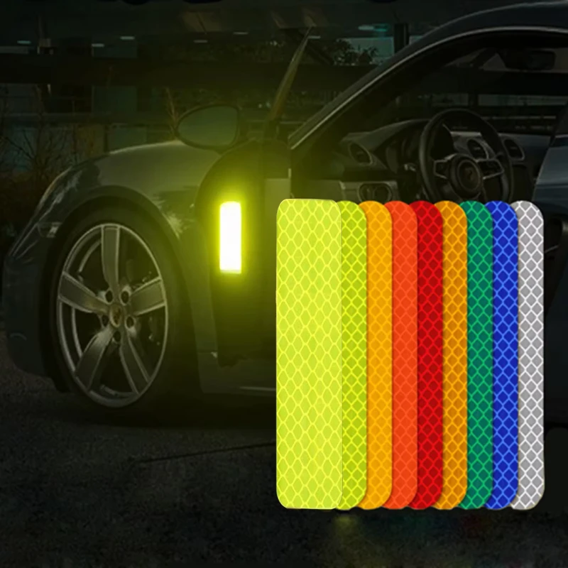 Nočná reflexná nálepka dverí na nálepku Bezpečnosť Otvorenie Otvorenie výstražnej reflektorovej pásky Automatické auto