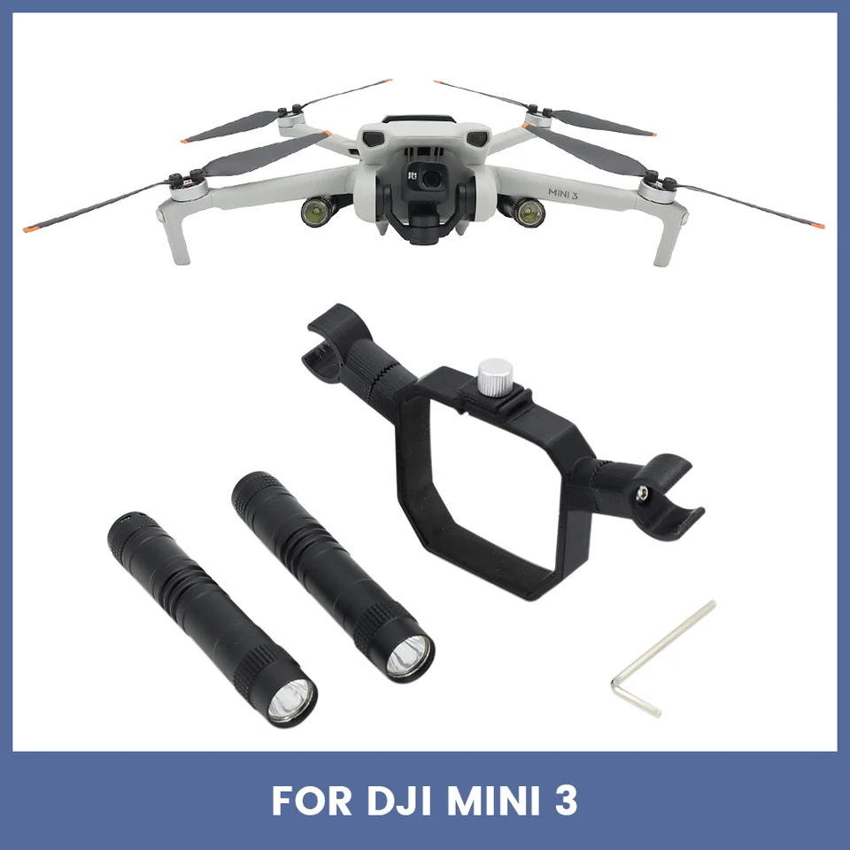 Nočné svetlo LED svetla pre MINI 3 Pro nastaviteľný jas obojstranného signálu Light Light pre príslušenstvo DJI Mini 4 Pro