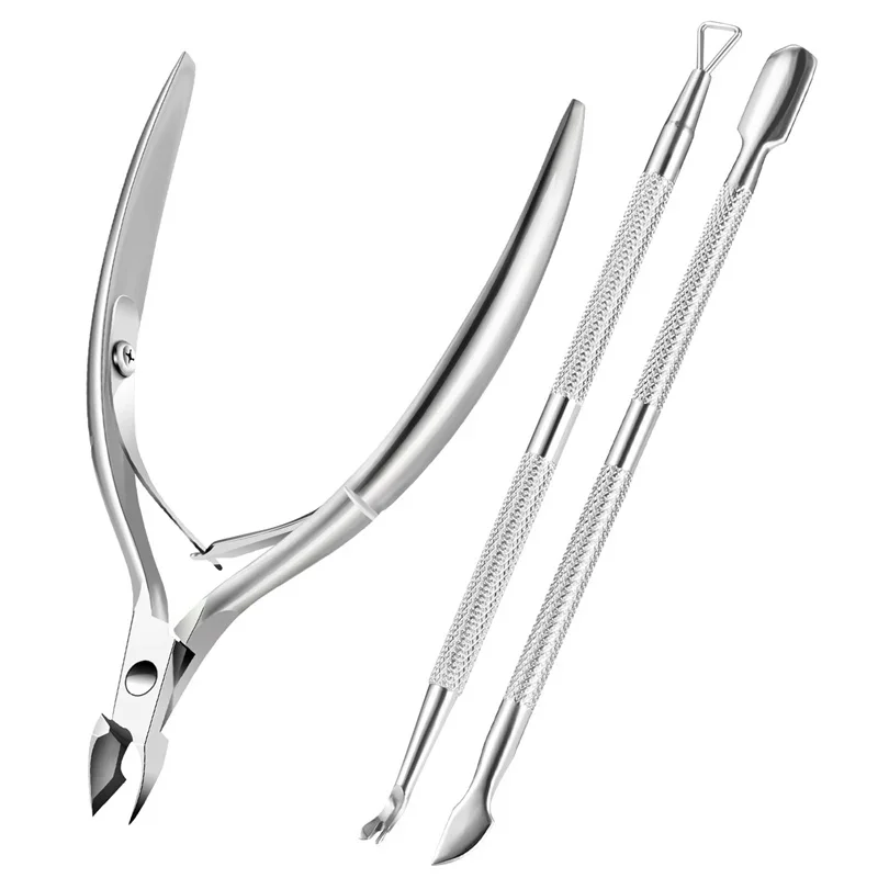Nožnice na nechty na nechty na nechty Nožnice z nehrdzavejúcej ocele Manikúru pedikúru pedikúru a tlačenie strieborné odumreté kožné nožnice na nožnicu Clipper Tool