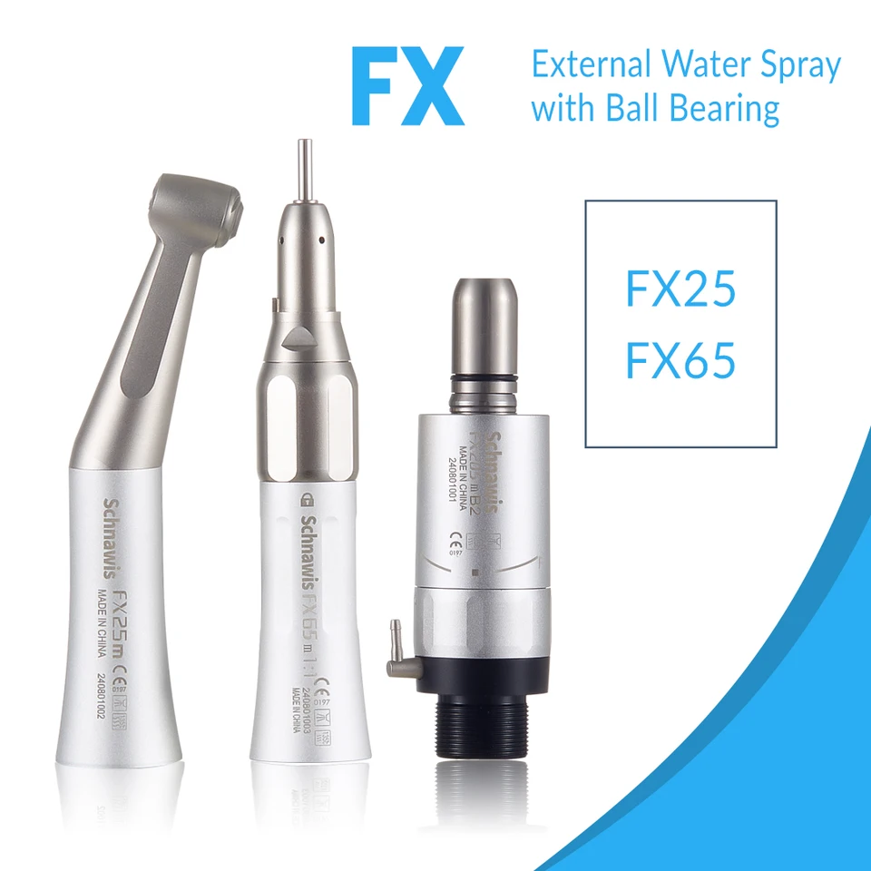 NSK FX25 FX65 DENTAL 1: 1 Angle Low Speed ​​Direct Hrik Mini Head Dentistry proti náradiam leštiaceho uhla kontrastu