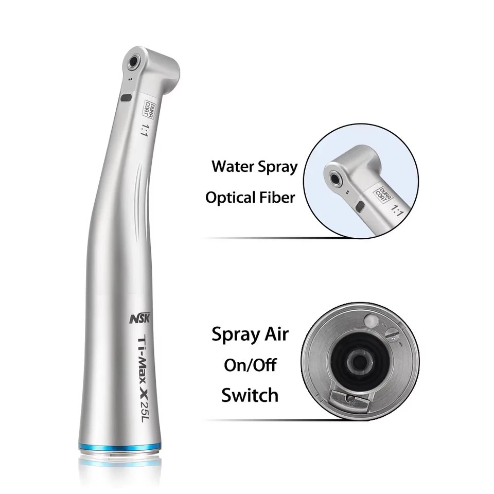 NSK Ti-Max X25L Dental 1: 1 Priame pohonné rýchlostné vlákno optické sprejové vzduchové spínač zapnuté/vypnutia zubné zubné zubné zubné zubné zubné zubné zubné zubné zubné zubné zubné zubné zubné lokal