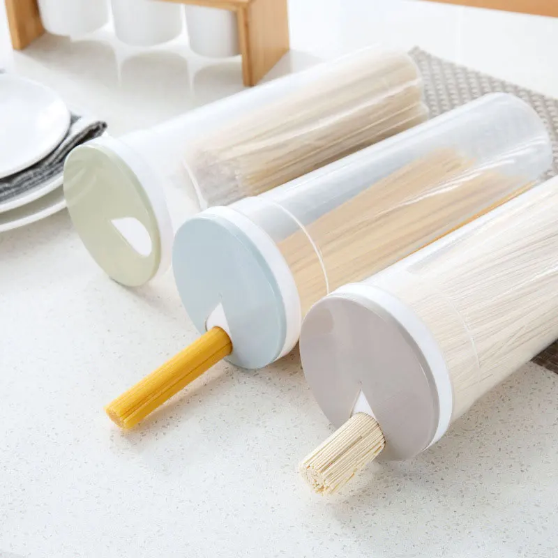 Nubecom PP Spaghetti Cesta Oodles Storage Box Cereal Zrná nádoby rezance zapečatené organizátor potravinové úložisko Tank kuchynské náradie
