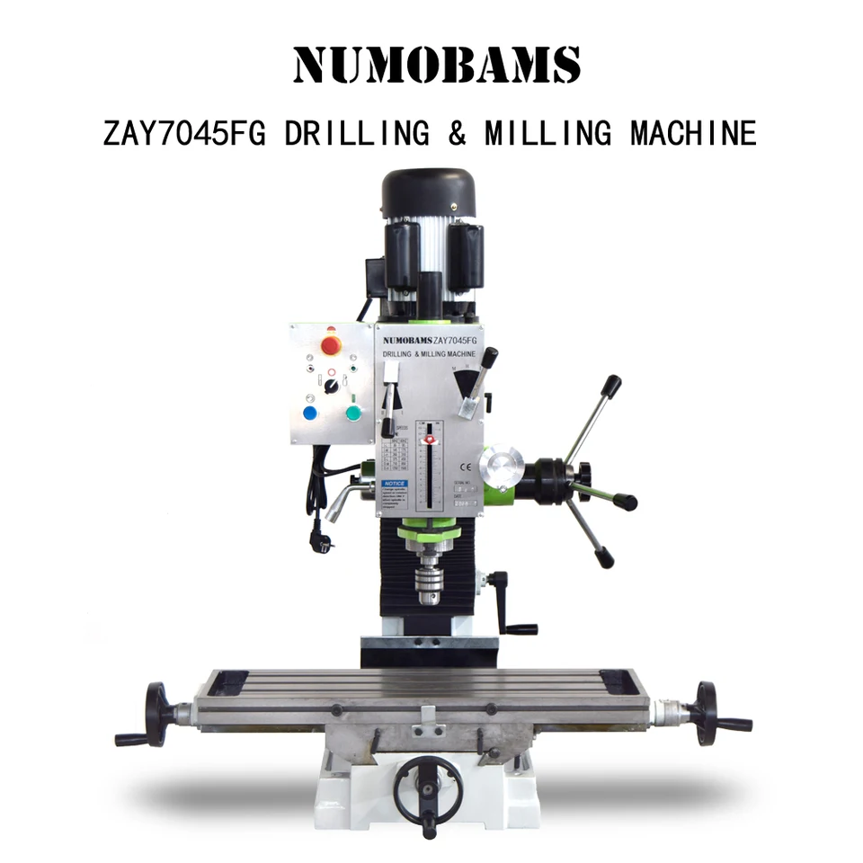 Numobams Zay7045fg 1,5 kW (2HP) Taping Vŕtací a frézovací stroj