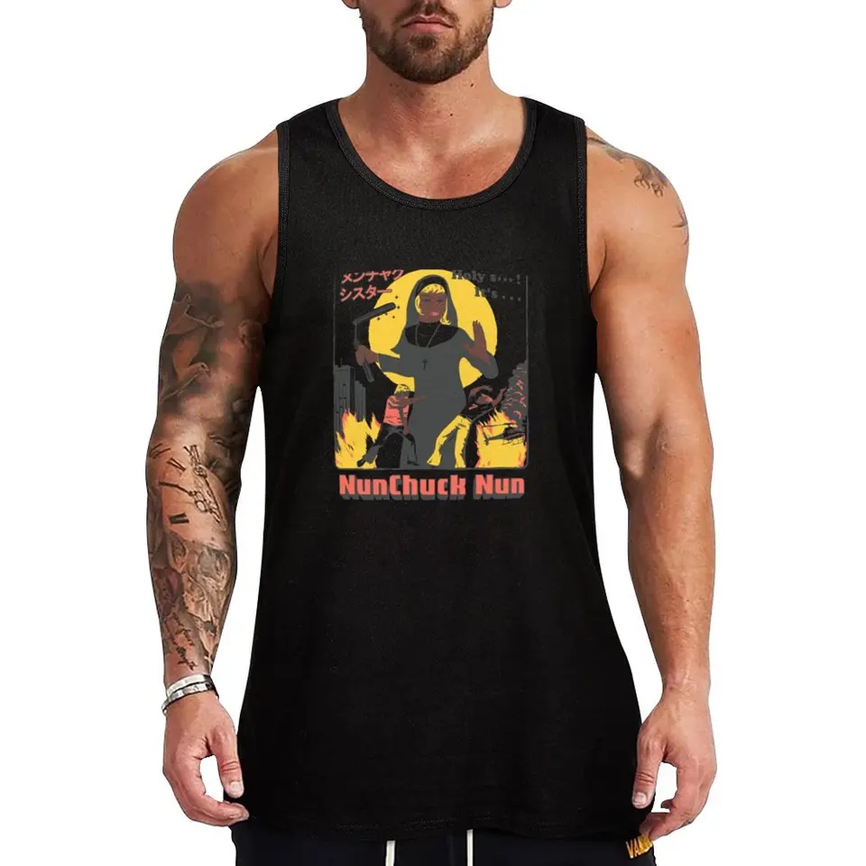 NUNTHUCK NUN TANK TOP TOP SPORT SPORTSKÉ OBLASTI Tričká Man Sportswear for Men Basketbal
