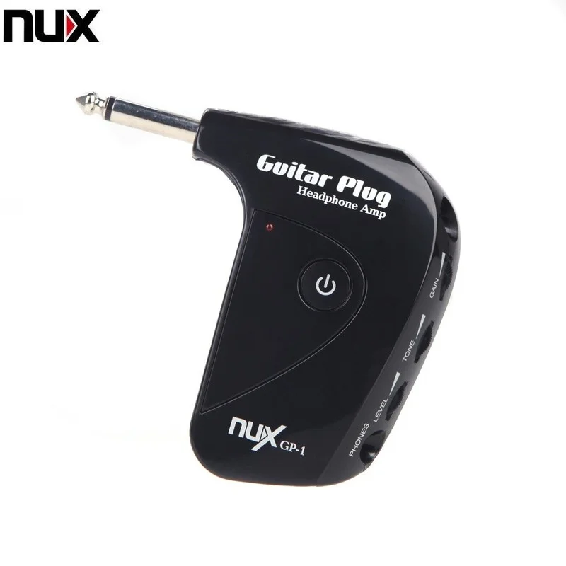 NUX GP-1 prenosná gitarová zátka pre slúchadlá s klasickým rockovým britským skreslením