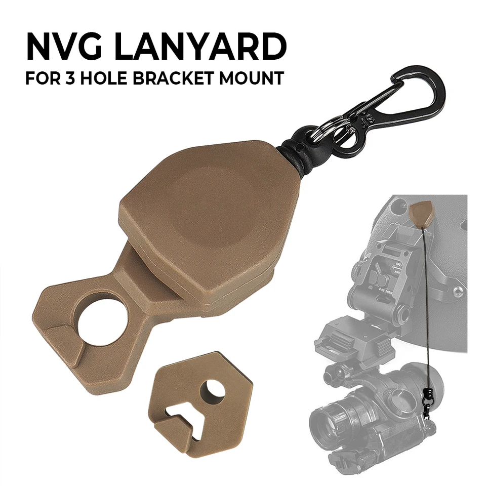NVG Lanyard pre tri príslušenstvo pri prilbe na prilbu s tromi otvormi GZ330249