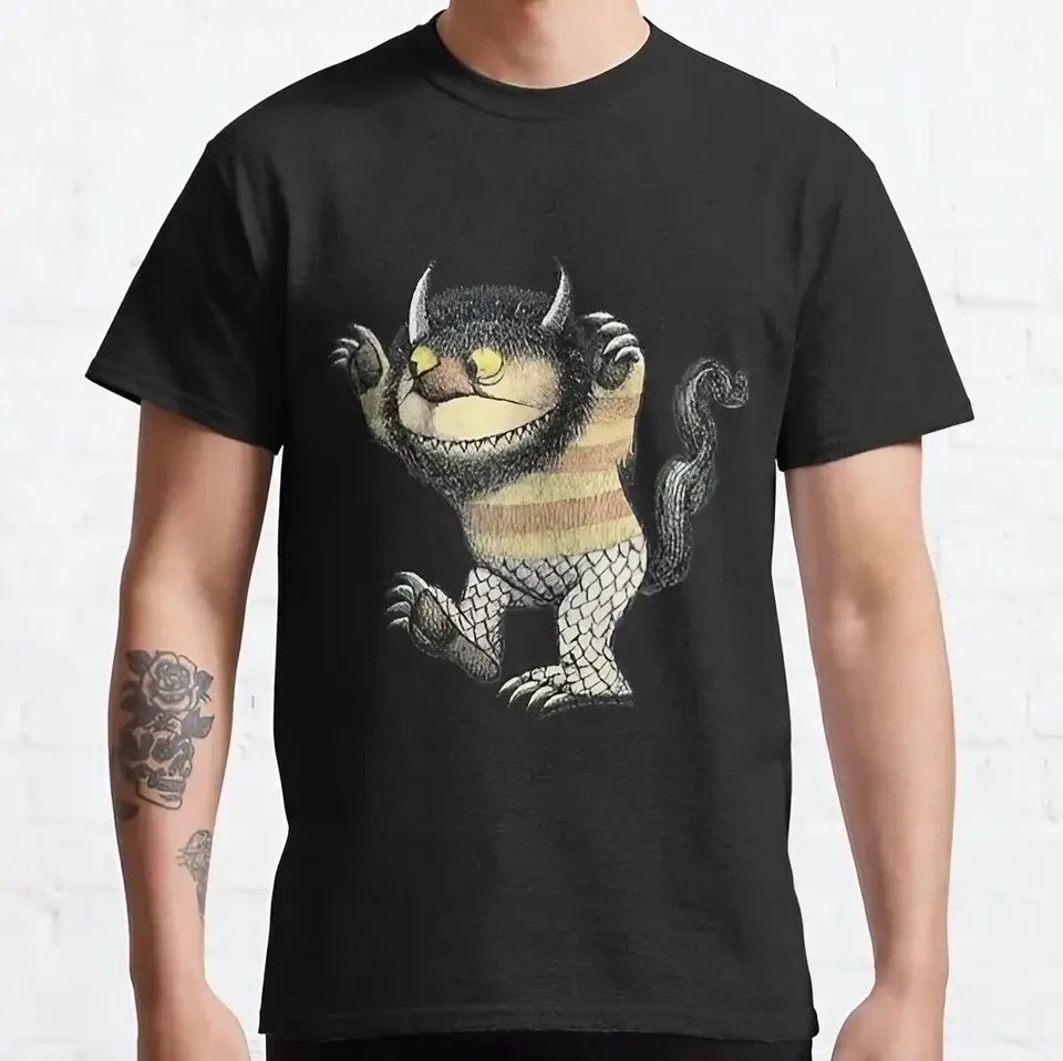 NWT, kde divoké veci unisex tričko