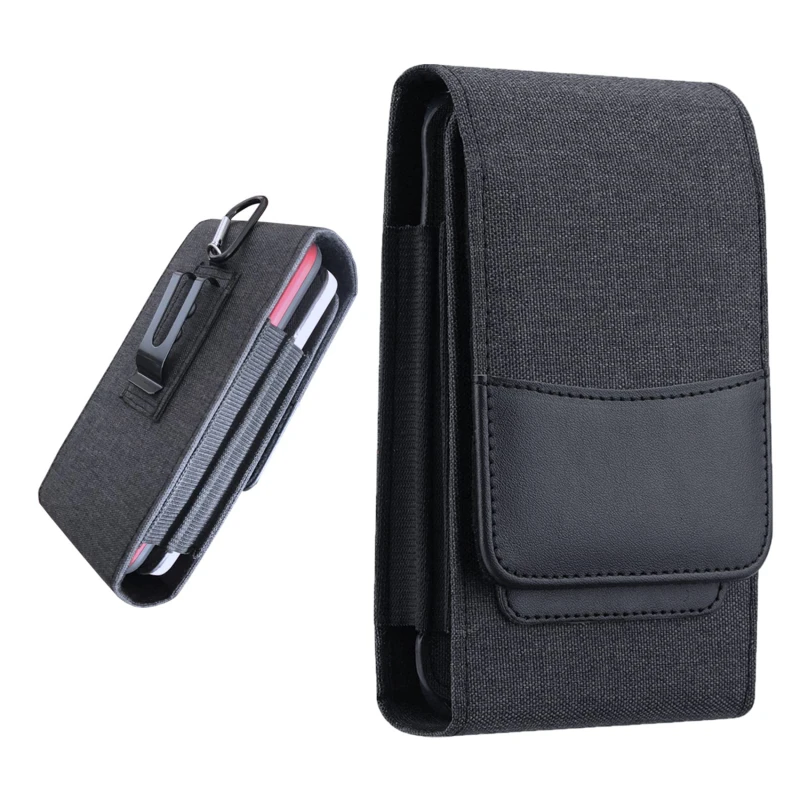 Nylon vodotesné duálne vrecko 2 držiak na klipové puzdro na pásové pásmo pre iPhone 15 14 13 12 12 Pro XS Men To Tool Bag Polster