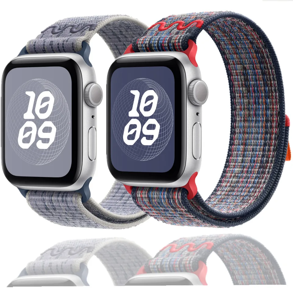 Nylon športový remienok pre Apple Watch Band 49 mm pre náramok Nike Loop Iwatch S10 9 8 7 6 5 4 3 SE2 Ultra 2 46 mm 45 mm 44 mm 41 mm 42 mm