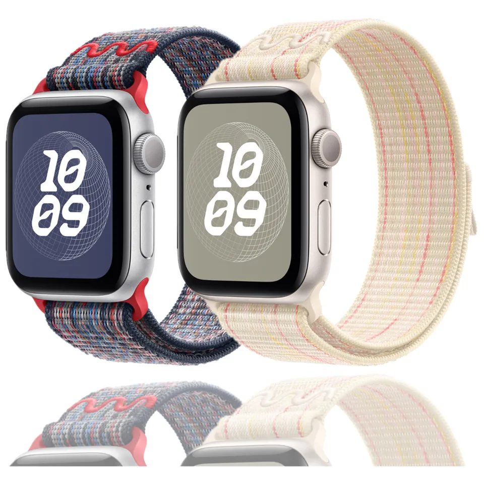 Nylon športový remienok pre Apple Watch Band 49 mm pre náramok Nike Loop Iwatch S10 9 8 7 6 5 4 3 SE2 Ultra 2 46 mm 45 mm 44 mm 41 mm 42 mm